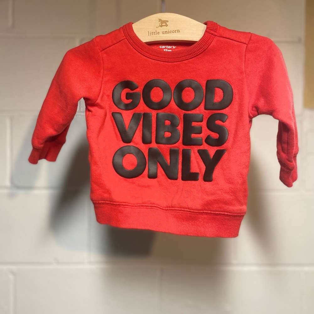 Good Vibes Only Carter’s Sweatshirt